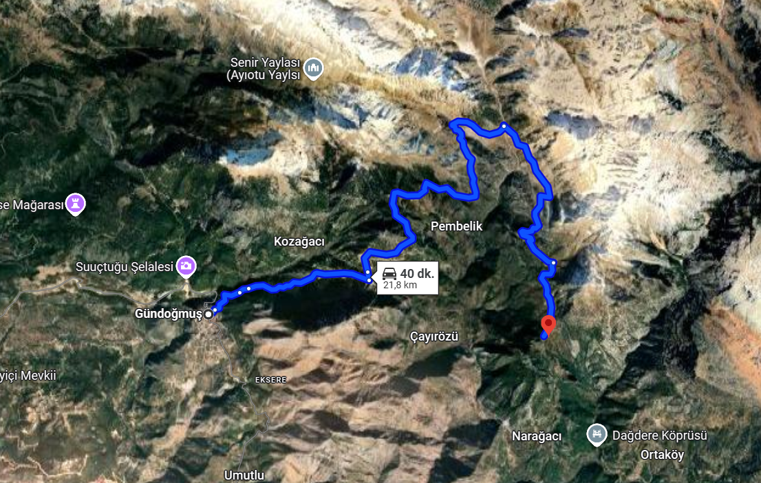 ANTALYA GÜNDOĞMUŞ NARAAĞACI KÖYÜNDE 499 M² TARLAMIZ SATILIKTIR. - ANTALYA GÜNDOĞMUŞ fotoğraf 5